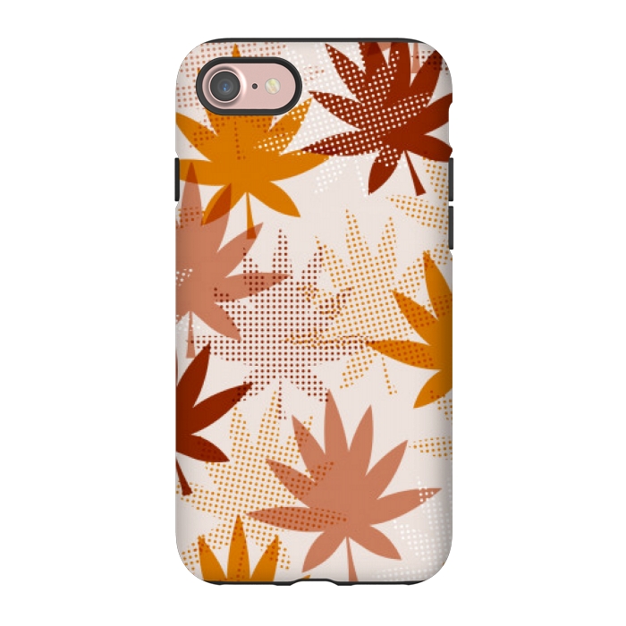 iPhone 7 StrongFit leaves pattern autumn by MALLIKA