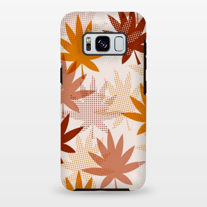 Galaxy S8 plus StrongFit leaves pattern autumn by MALLIKA