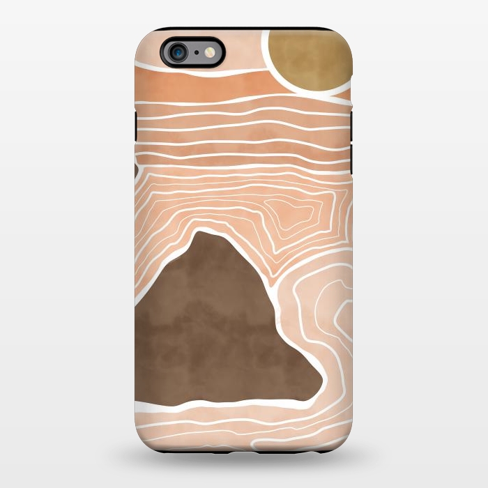 iPhone 6/6s plus StrongFit Orange desert dunes by Mmartabc