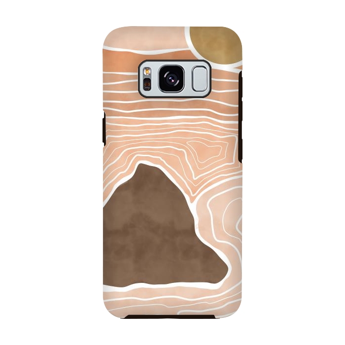 Galaxy S8 StrongFit Orange desert dunes by Mmartabc