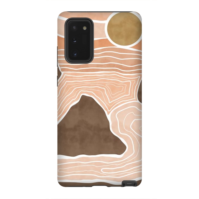 Galaxy Note 20 StrongFit Orange desert dunes by Mmartabc