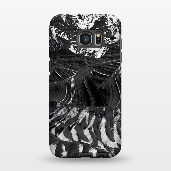 Galaxy S7 EDGE StrongFit Dark sandstone mountain landscape by Oana 