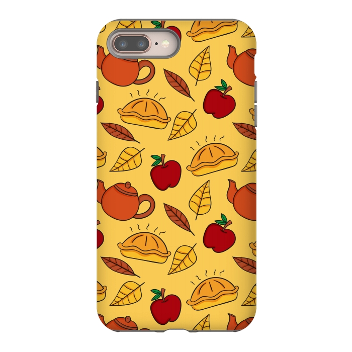 iPhone 7 plus StrongFit apple pie pattern by MALLIKA