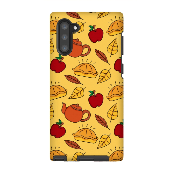 Galaxy Note 10 StrongFit apple pie pattern by MALLIKA
