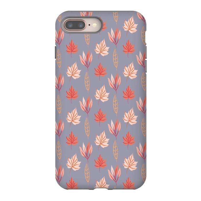 iPhone 7 plus StrongFit orange autumn leaves by MALLIKA