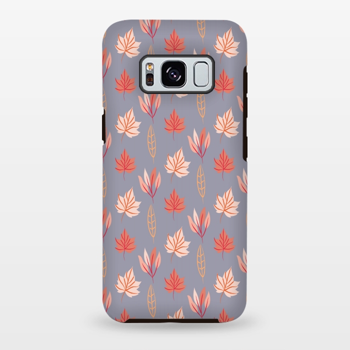 Galaxy S8 plus StrongFit orange autumn leaves by MALLIKA