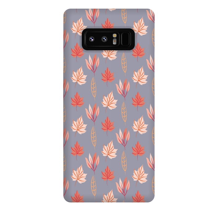 Galaxy Note 8 StrongFit orange autumn leaves by MALLIKA