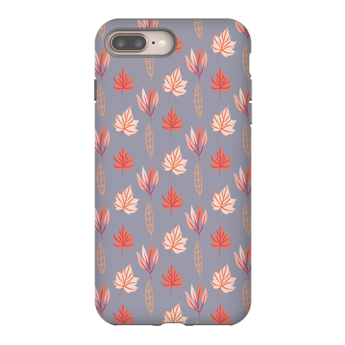 iPhone 8 plus StrongFit orange autumn leaves by MALLIKA