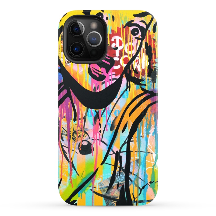 iPhone 12 Pro StrongFit Surprise kitty cat by Scott Hynd by Scott Hynd