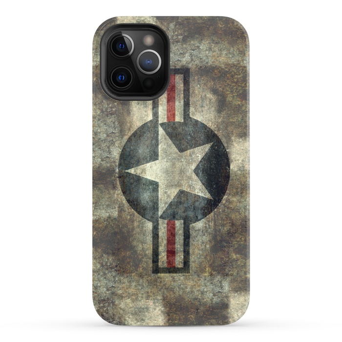 iPhone 12 Pro StrongFit Airforce Roundel Retro by Bruce Stanfield