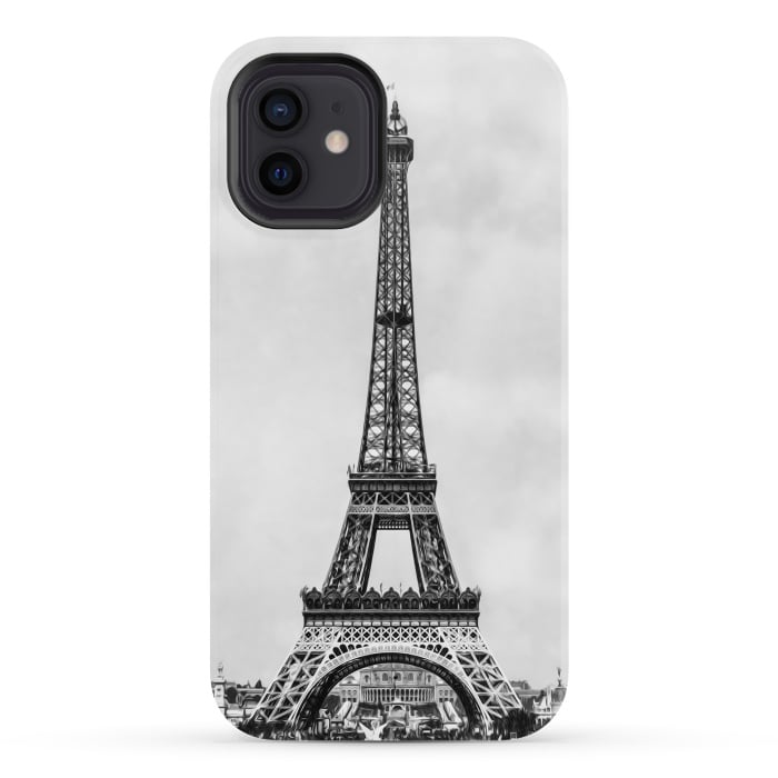 iPhone 12 StrongFit Tour Eiffel Retro by Bruce Stanfield