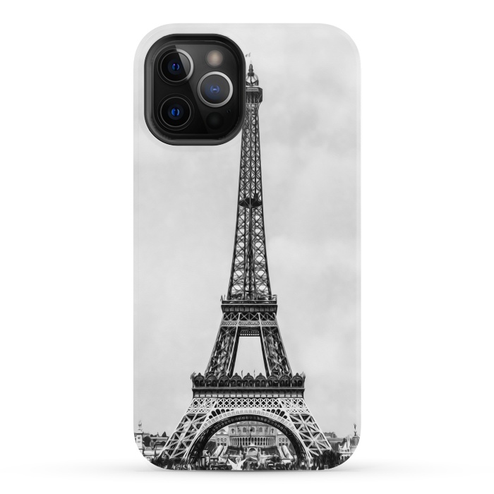 iPhone 12 Pro StrongFit Tour Eiffel Retro by Bruce Stanfield