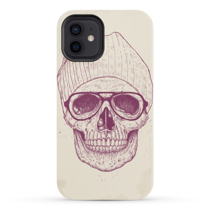 iPhone 12 StrongFit Cool Skull by Balazs Solti