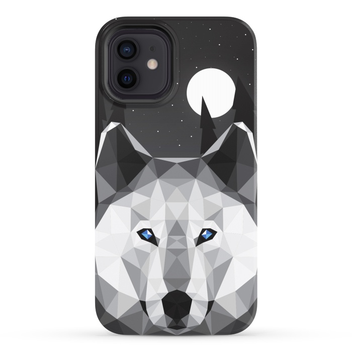 iPhone 12 StrongFit The Tundra Wolf by Davies Babies
