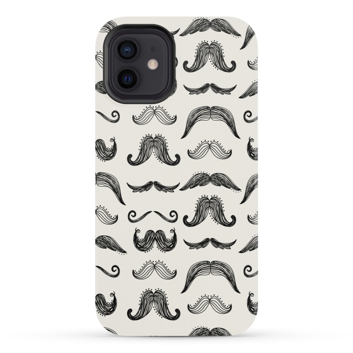 iPhone 12 mini StrongFit Moustache by TracyLucy Designs