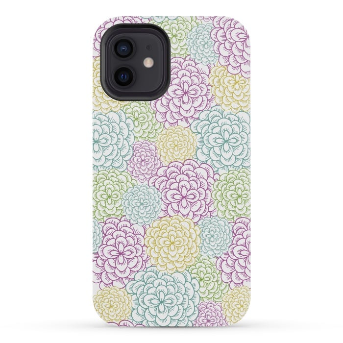 iPhone 12 mini StrongFit Dahlia by TracyLucy Designs
