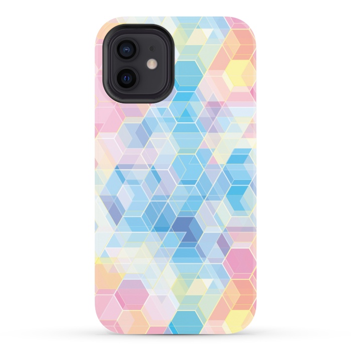 iPhone 12 StrongFit Hexagons by M.O.K.