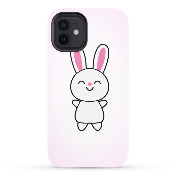 iPhone 12 StrongFit Cute Rabbit Bunny by Philipp Rietz