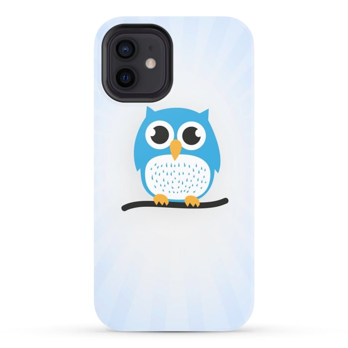 iPhone 12 StrongFit Sweet Cute Owl by Philipp Rietz