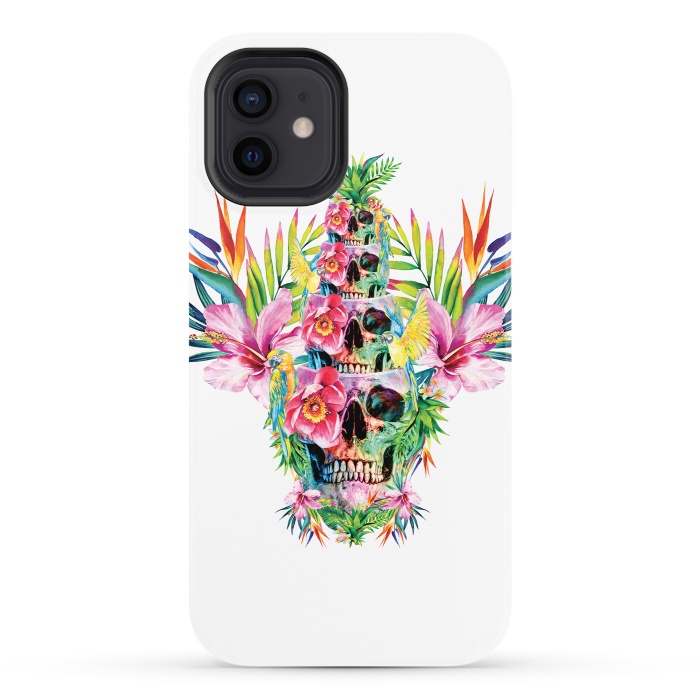 iPhone 12 StrongFit The Skull Tower by Riza Peker