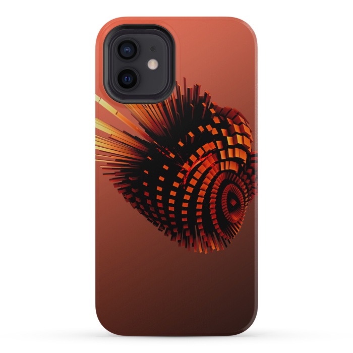 iPhone 12 StrongFit Your Bronze Cyborg Heart by Adoryanti