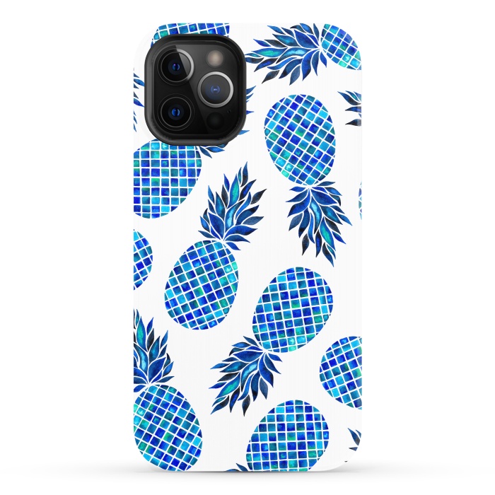 iPhone 12 Pro StrongFit Sea Pineapples by Amaya Brydon