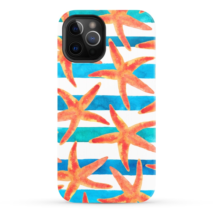 iPhone 12 Pro StrongFit Starfish Tropics by Amaya Brydon