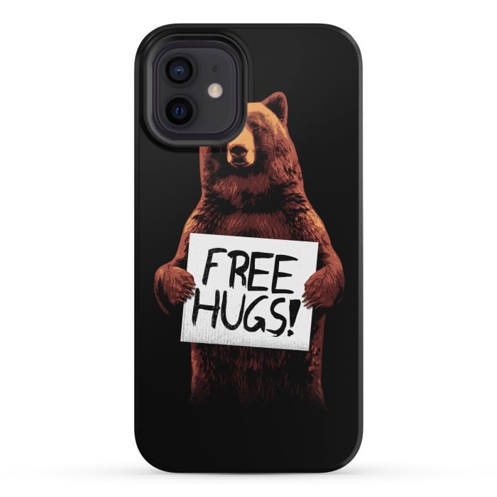 iPhone 12 mini StrongFit Free Hugs by Mitxel Gonzalez