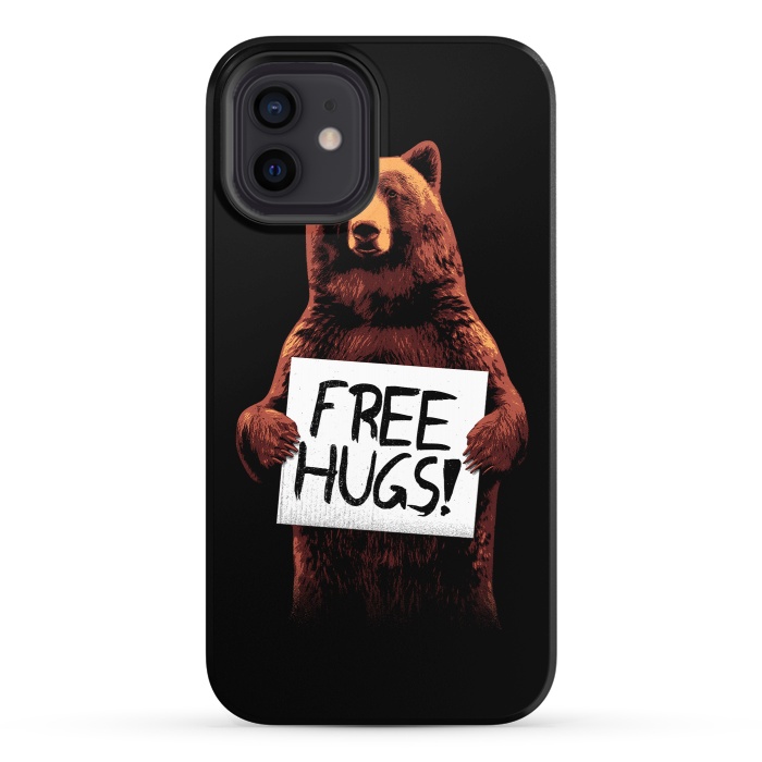 iPhone 12 StrongFit Free Hugs by Mitxel Gonzalez