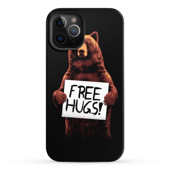 iPhone 12 Pro StrongFit Free Hugs by Mitxel Gonzalez