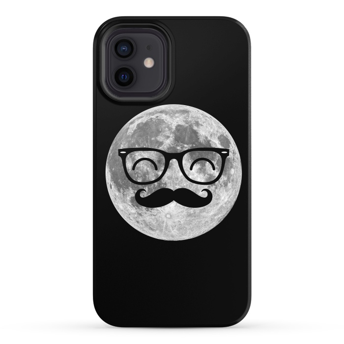 iPhone 12 StrongFit Moonstache by Mitxel Gonzalez