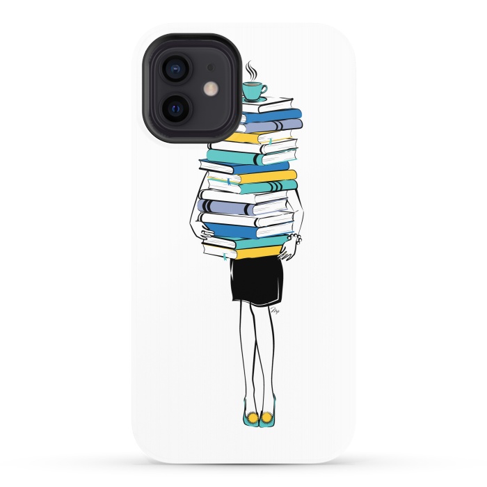 iPhone 12 StrongFit Book Worm by Martina