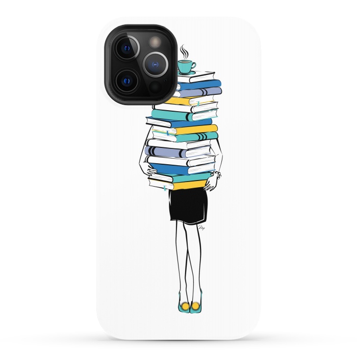 iPhone 12 Pro StrongFit Book Worm by Martina