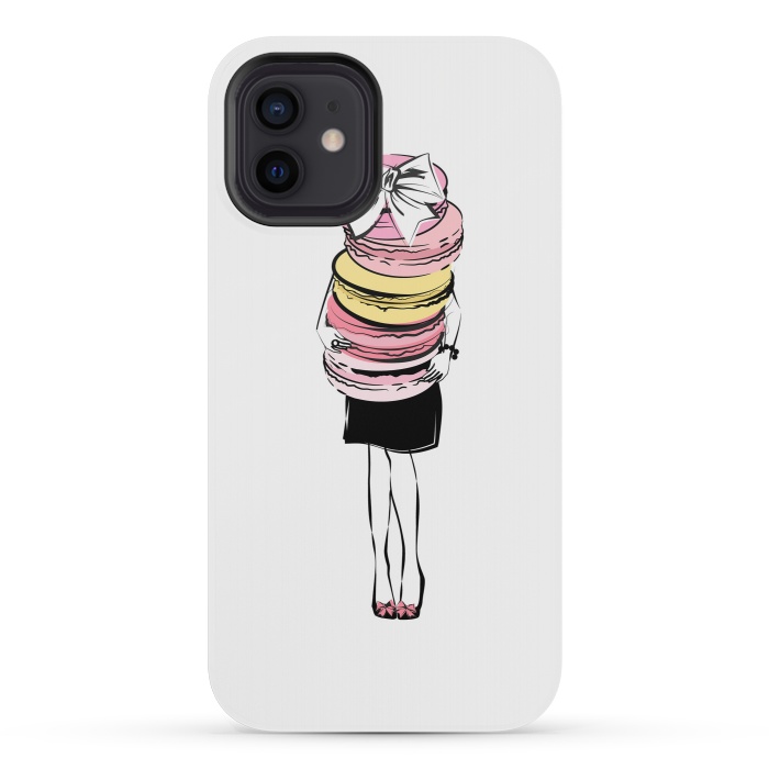 iPhone 12 mini StrongFit I love Macarons by Martina