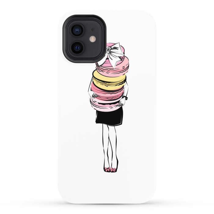 iPhone 12 StrongFit I love Macarons by Martina