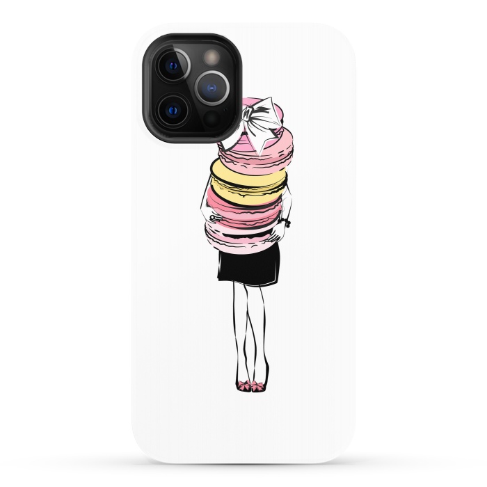 iPhone 12 Pro StrongFit I love Macarons by Martina