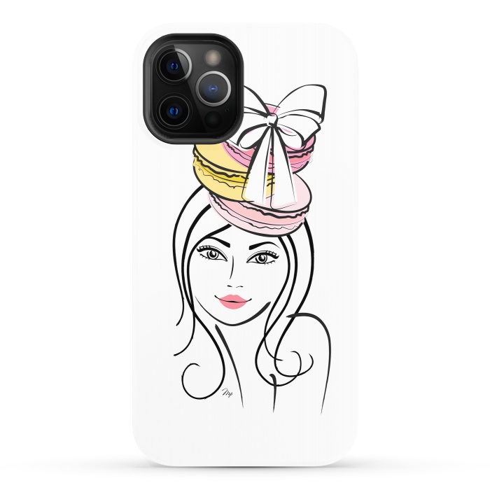 iPhone 12 Pro StrongFit Macaron Girl by Martina