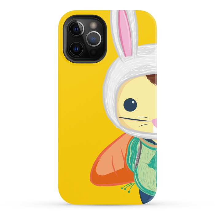 iPhone 12 Pro StrongFit Little Bunny by Alejandro Orjuela
