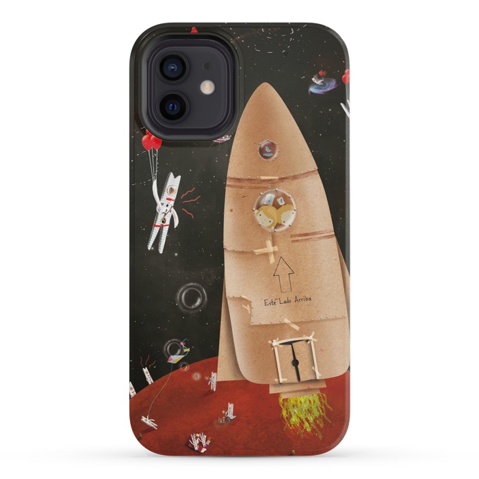 iPhone 12 mini StrongFit Where do The Martians Come From by Alejandro Orjuela