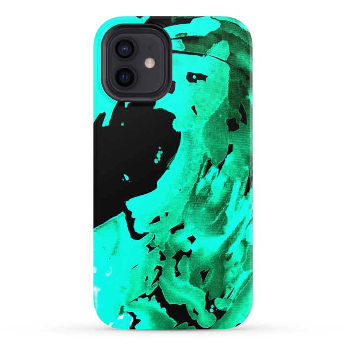 iPhone 12 StrongFit Aqua Wave by ANoelleJay