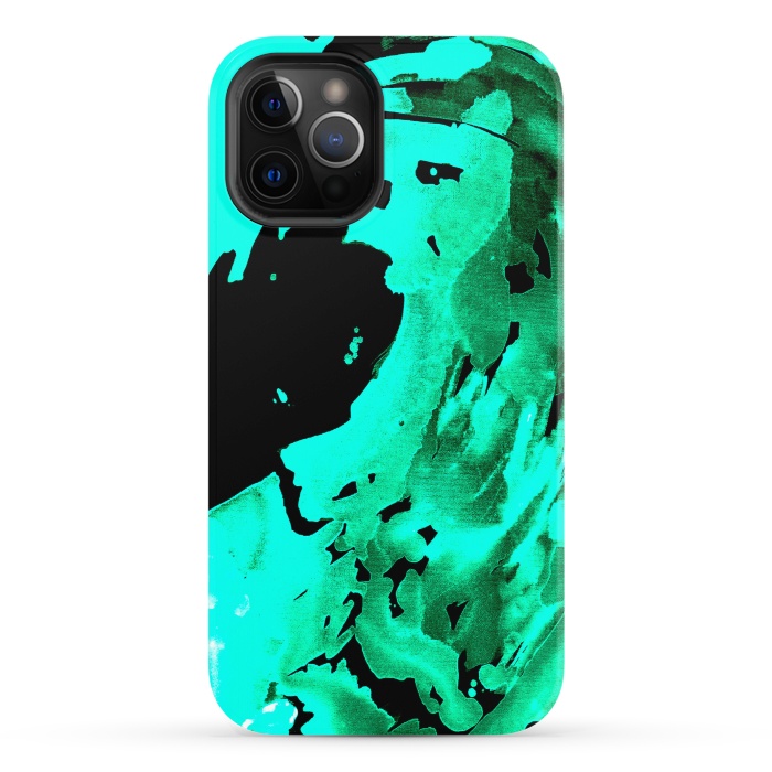 iPhone 12 Pro StrongFit Aqua Wave by ANoelleJay