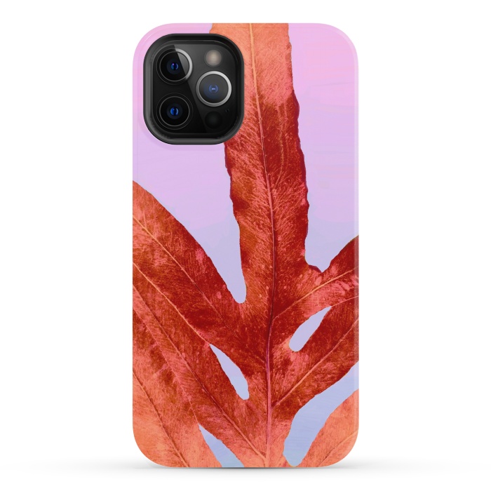 iPhone 12 Pro StrongFit Red Fern Pantone by ANoelleJay