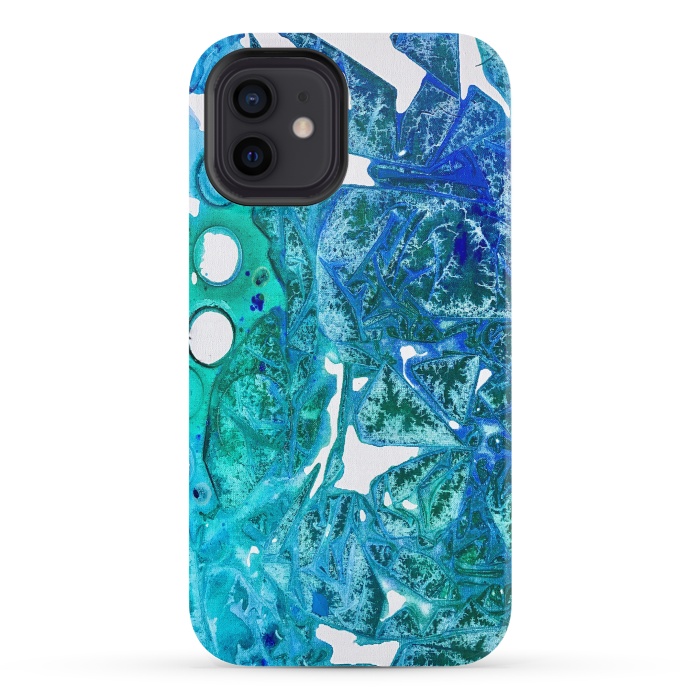 iPhone 12 StrongFit Sea Leaves by ANoelleJay