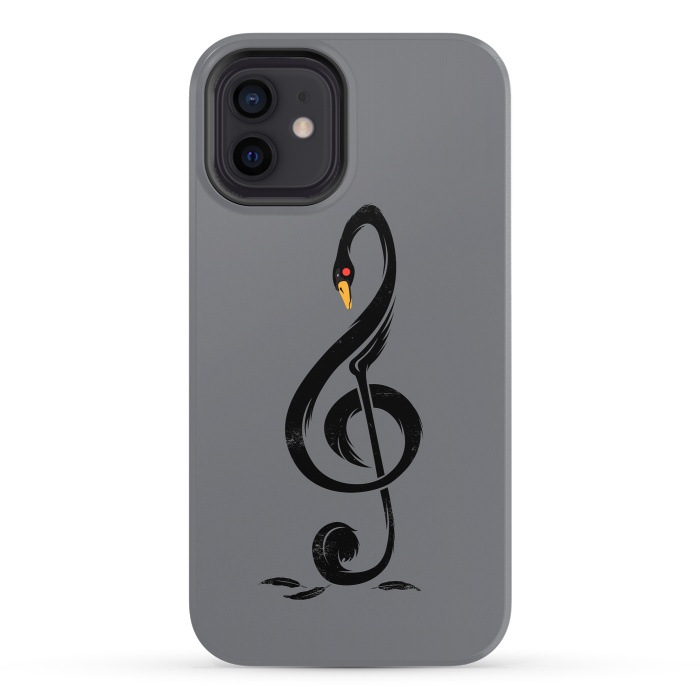 iPhone 12 StrongFit Black Swan's Melody by Steven Toang