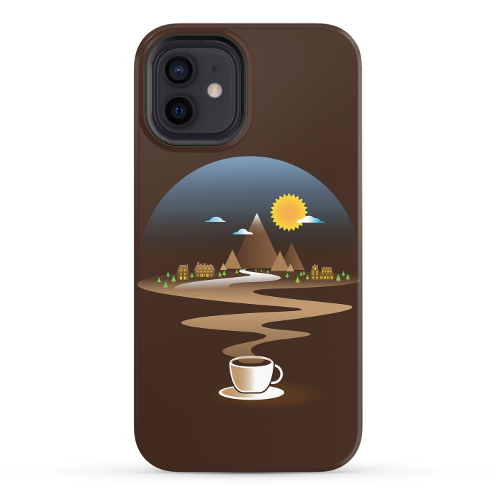 iPhone 12 StrongFit Coffee in Town by Steven Toang