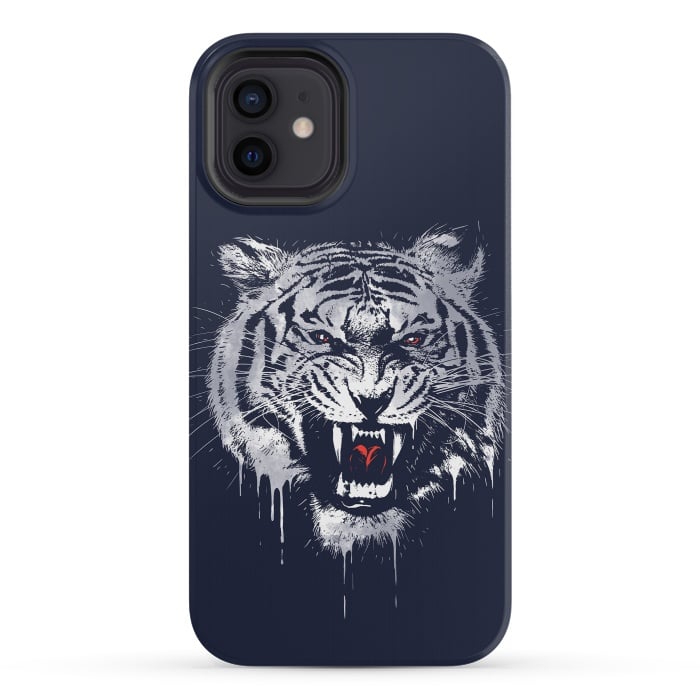 iPhone 12 mini StrongFit Melting Tiger by Steven Toang