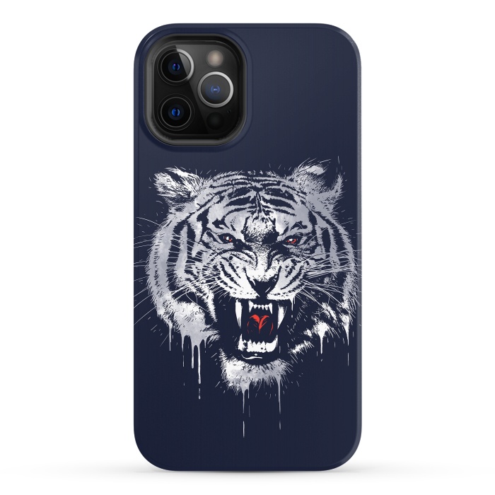 iPhone 12 Pro StrongFit Melting Tiger by Steven Toang