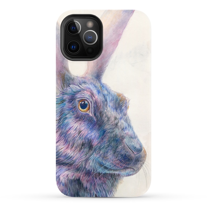 iPhone 12 Pro StrongFit Black Rabbit by Brandon Keehner