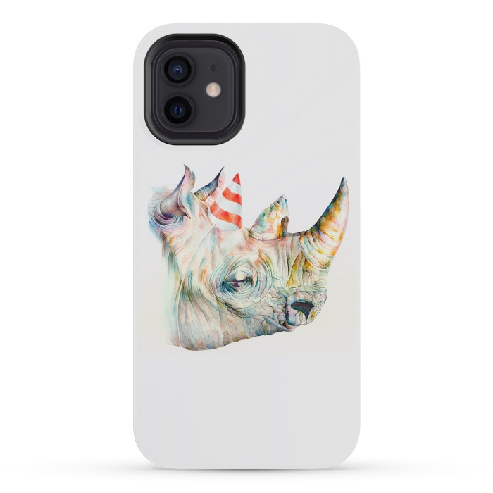 iPhone 12 mini StrongFit Rhino's Birthday by Brandon Keehner