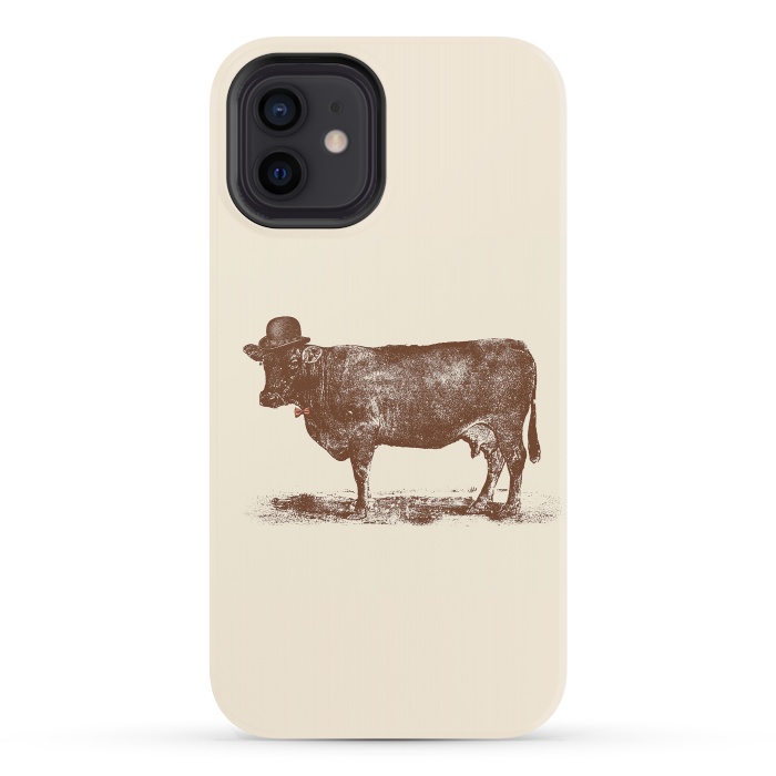 iPhone 12 StrongFit Cow Cow Nut by Florent Bodart